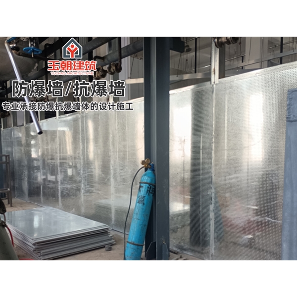 章丘纤维复合钢板抗爆墙定制 轻质防爆墙施工安装一条龙服务
